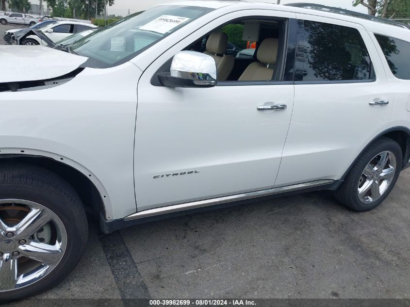 2013 Dodge Durango Citadel VIN: 1C4SDHET6DC547535 Lot: 39982699