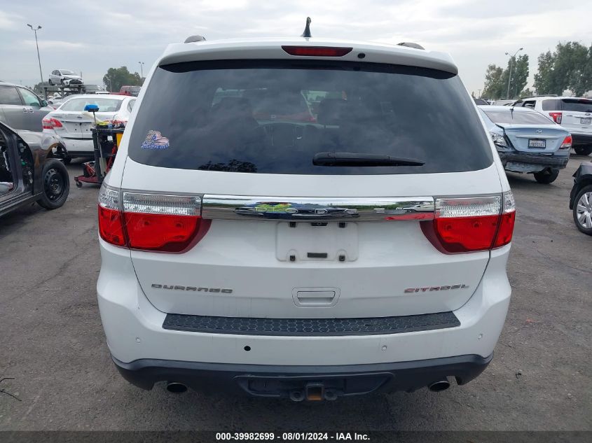 2013 Dodge Durango Citadel VIN: 1C4SDHET6DC547535 Lot: 39982699