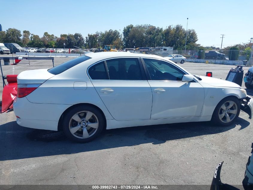 2006 BMW 525I VIN: WBANE53516CK82326 Lot: 39982743