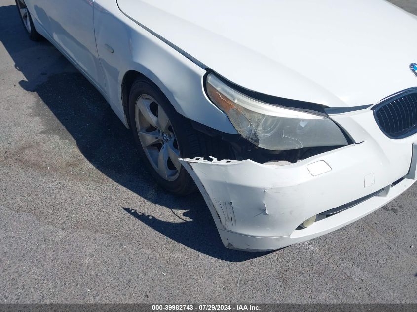 2006 BMW 525I VIN: WBANE53516CK82326 Lot: 39982743