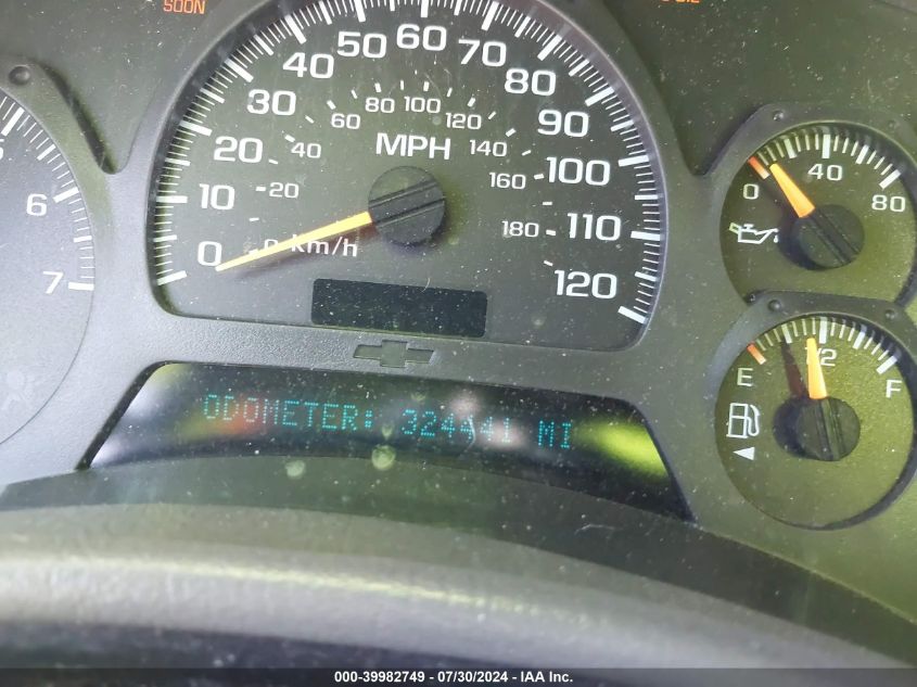 2003 Chevrolet Trailblazer Ext Lt VIN: 1GNET16S436160872 Lot: 39982749