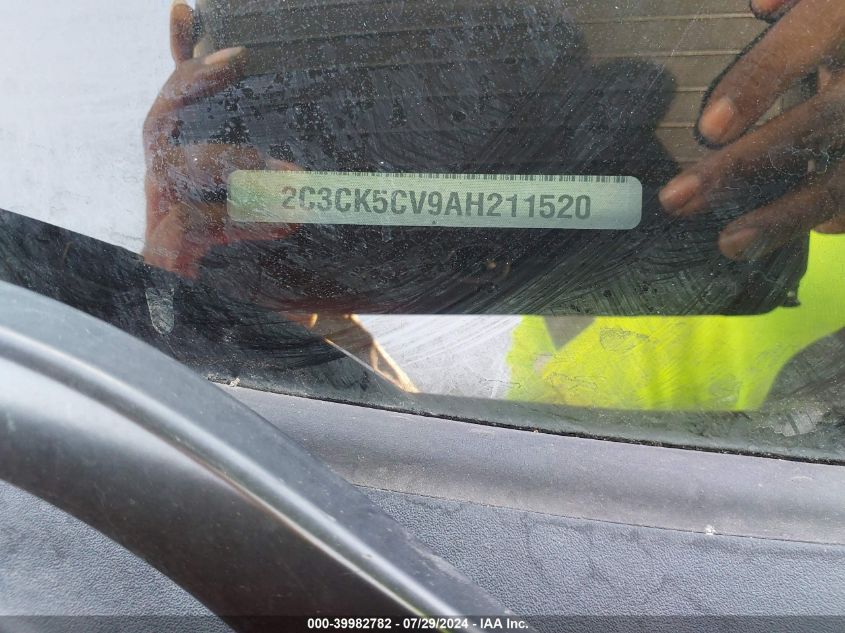 2010 Chrysler 300 Touring/Signature Series VIN: 2C3CK5CV9AH211520 Lot: 39982782