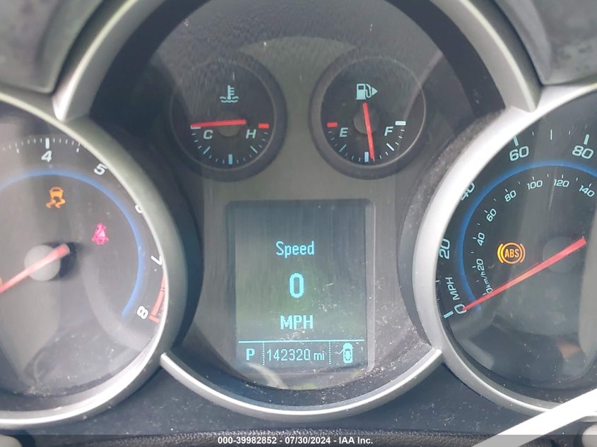 1G1PC5SH5C7224987 2012 Chevrolet Cruze Ls