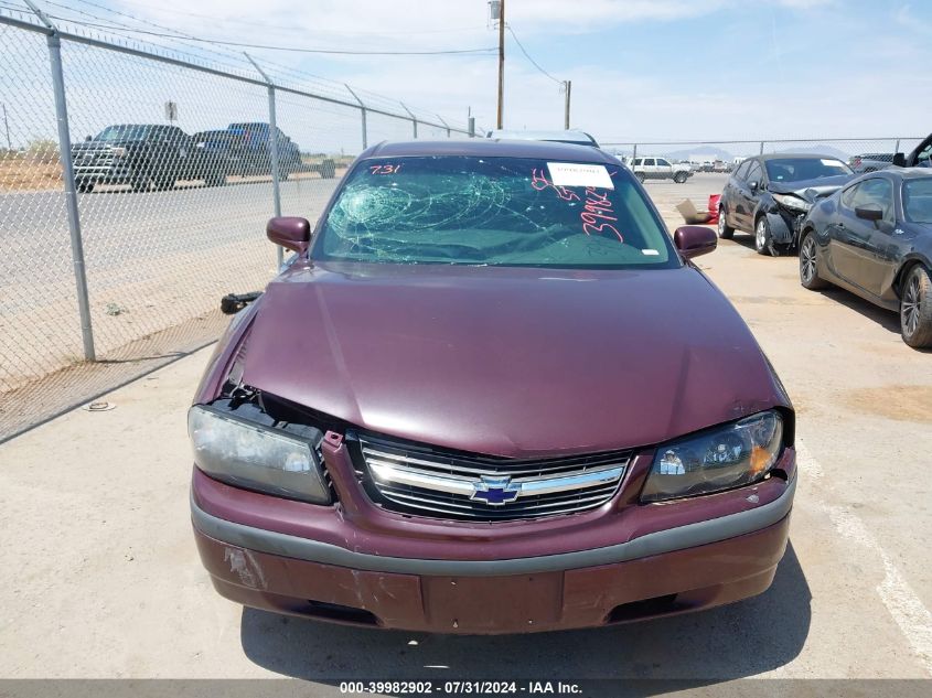 2003 Chevrolet Impala VIN: 2G1WF52E939177101 Lot: 39982902