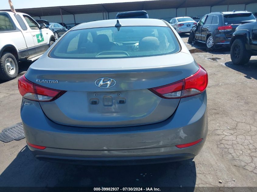 2014 Hyundai Elantra Se VIN: 5NPDH4AE2EH465157 Lot: 39982937