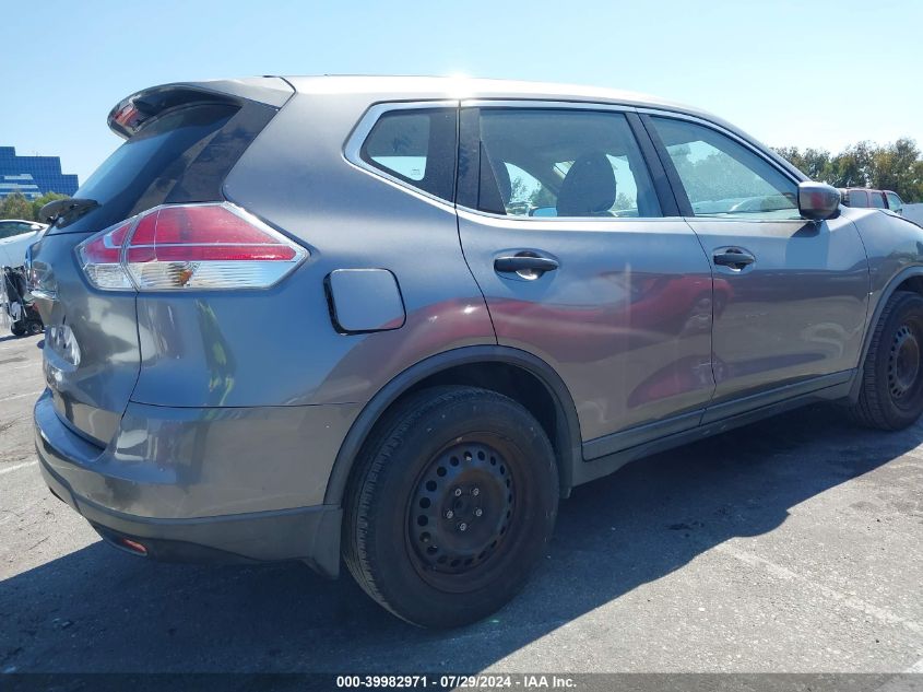 2016 Nissan Rogue S VIN: KNMAT2MT2GP598668 Lot: 39982971