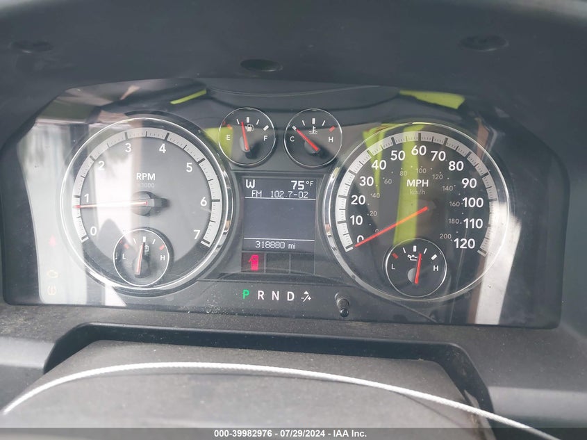 2009 Dodge Ram 1500 Slt/Sport/Trx VIN: 1D3HV13T89J522471 Lot: 39982976