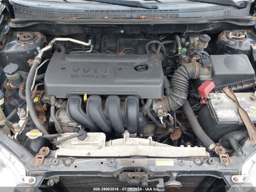 2005 Toyota Corolla Le VIN: JTDBR32E052061031 Lot: 39983016