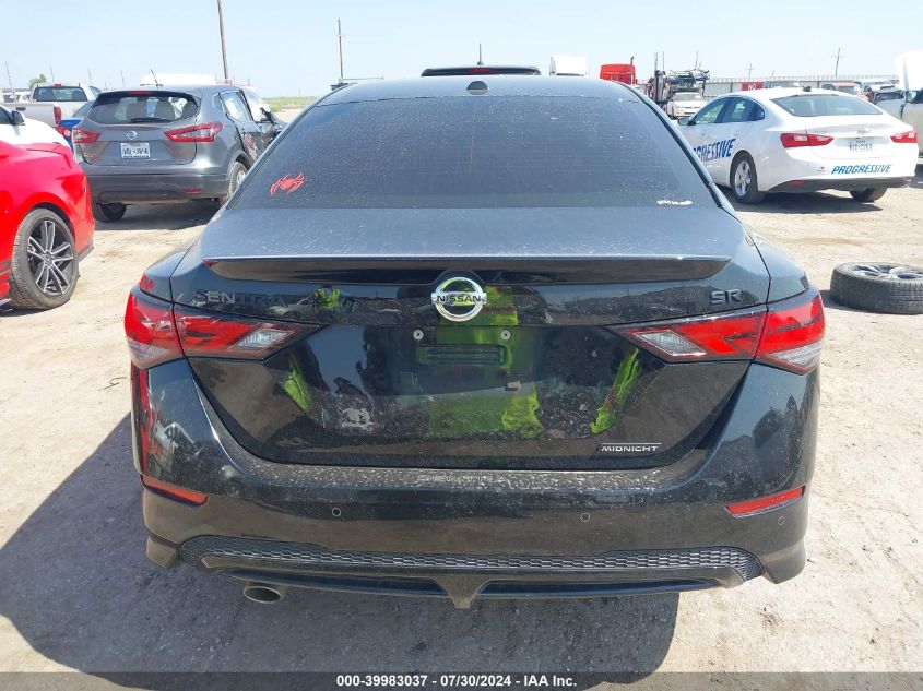 2022 Nissan Sentra Sr Xtronic Cvt VIN: 3N1AB8DV1NY263858 Lot: 39983037