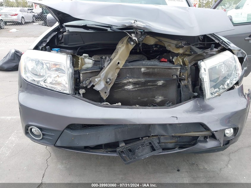 2015 Honda Pilot Ex-L VIN: 5FNYF4H75FB076043 Lot: 39983060