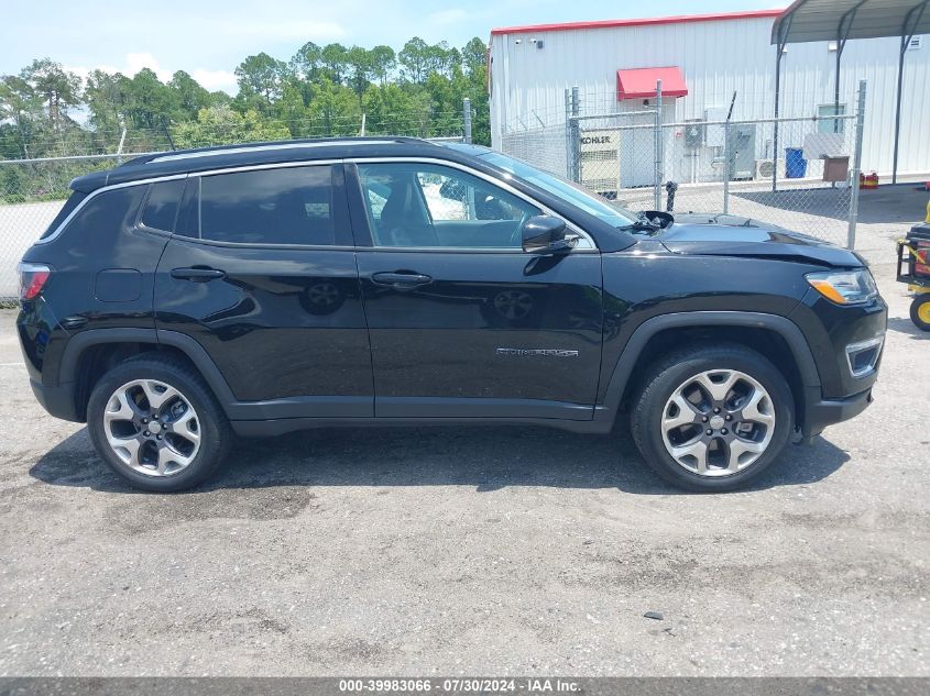 2021 Jeep Compass Limited 4X4 VIN: 3C4NJDCB7MT589841 Lot: 39983066