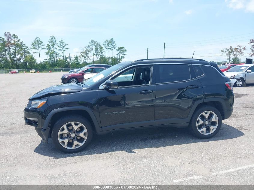 2021 Jeep Compass Limited 4X4 VIN: 3C4NJDCB7MT589841 Lot: 39983066