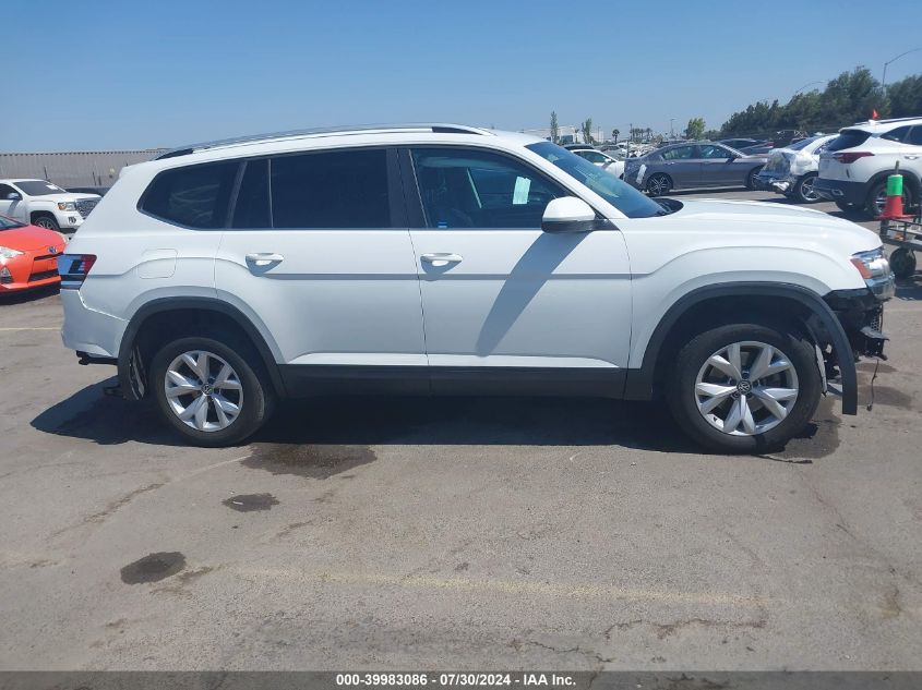 2019 Volkswagen Atlas 3.6L V6 Se W/Technology VIN: 1V2WR2CA0KC563582 Lot: 39983086