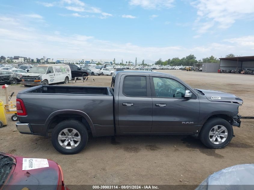 2019 RAM 1500 LARAMIE QUAD CAB 4X2 6'4 BOX - 1C6RREDT8KN864824