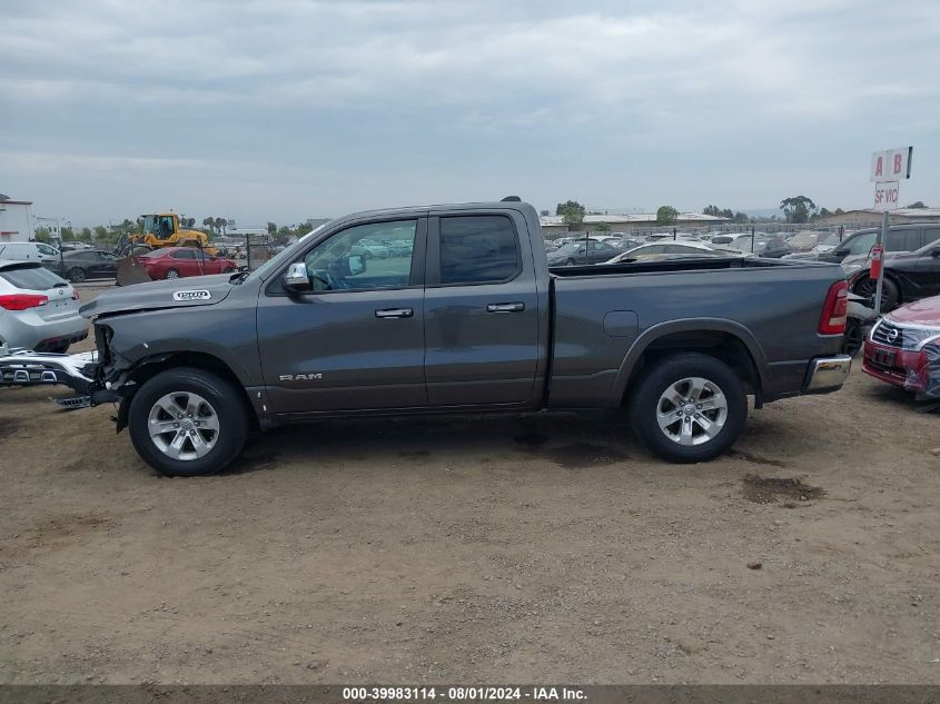 2019 Ram 1500 Laramie Quad Cab 4X2 6'4 Box VIN: 1C6RREDT8KN864824 Lot: 39983114