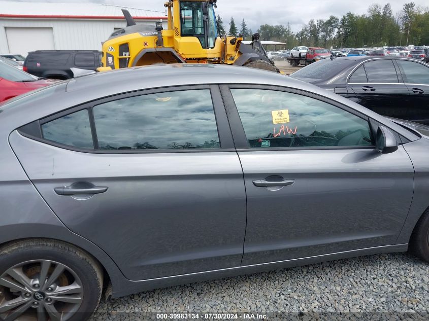2018 HYUNDAI ELANTRA SEL - 5NPD84LF7JH249272