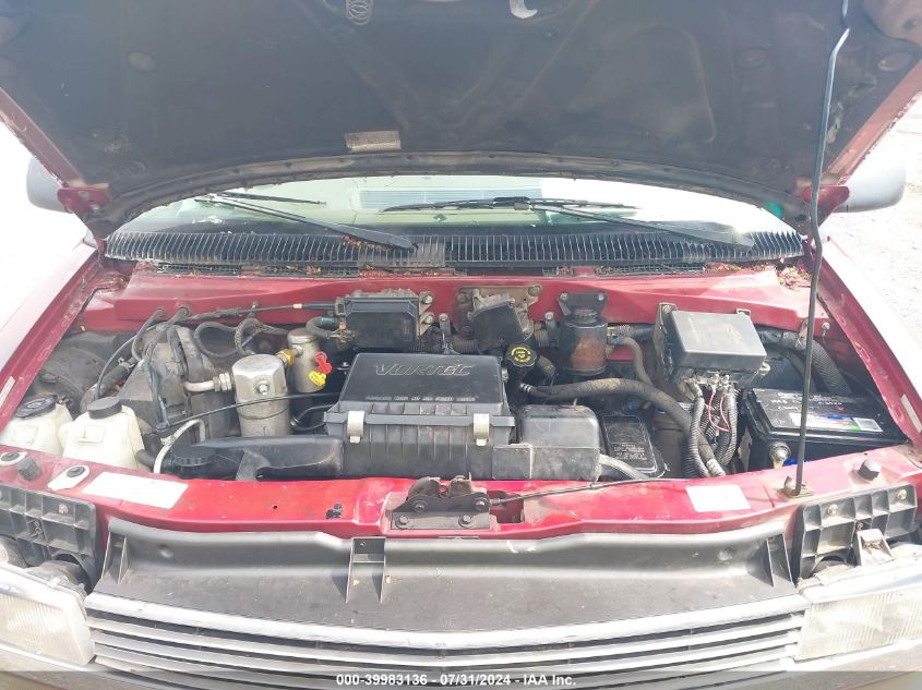 1998 Chevrolet Astro VIN: 1GNDM19WXWB205980 Lot: 39983136