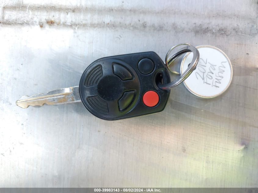 2012 Ford Fusion Se VIN: 3FAHP0HG3CR449280 Lot: 39983143