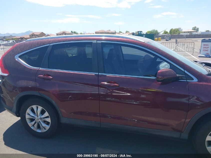 2014 Honda Cr-V Ex-L VIN: 5J6RM4H79EL091855 Lot: 39983195