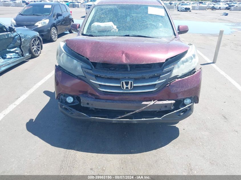 2014 Honda Cr-V Ex-L VIN: 5J6RM4H79EL091855 Lot: 39983195