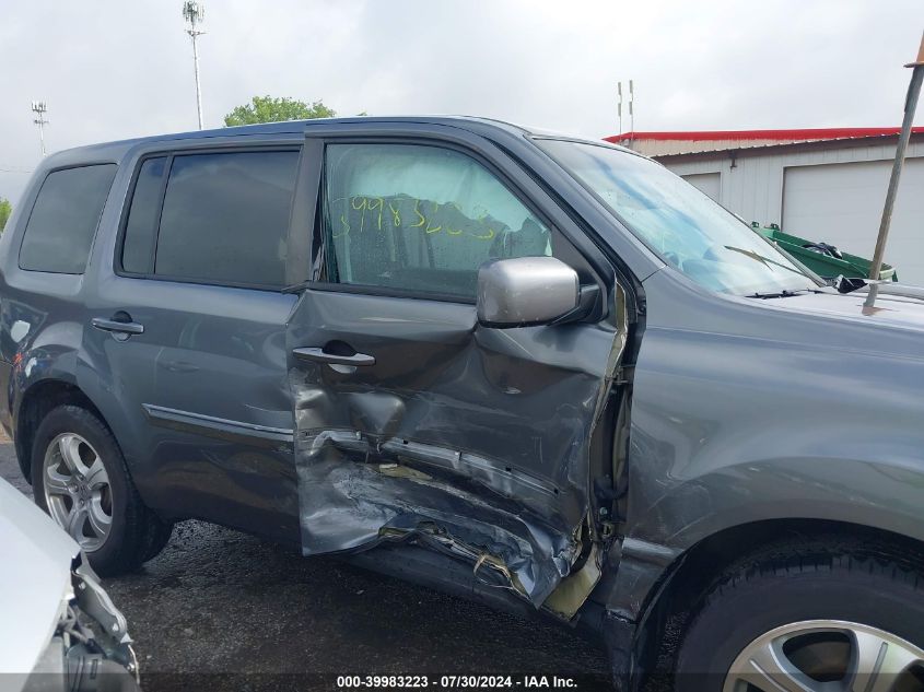 2012 Honda Pilot Ex-L VIN: 5FNYF4H71CB042368 Lot: 39983223