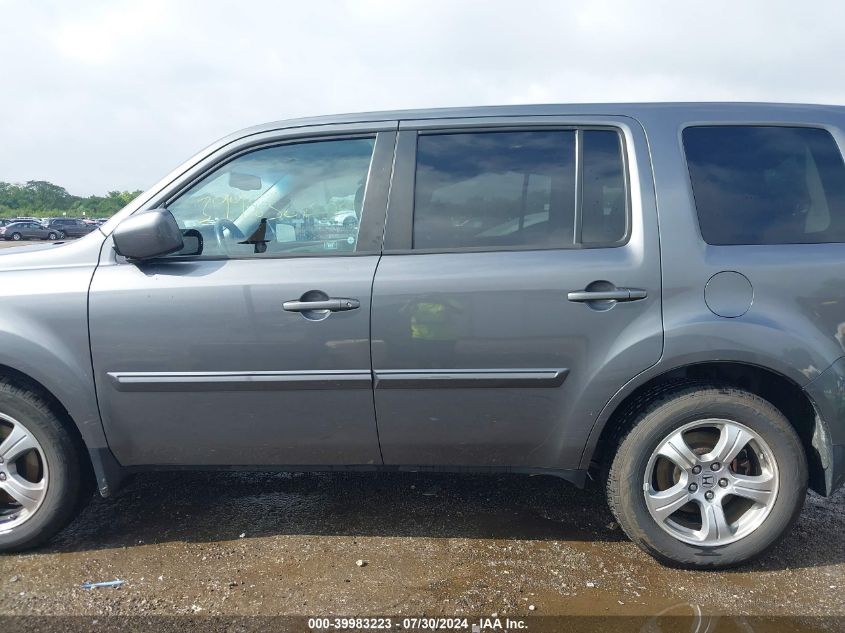 2012 Honda Pilot Ex-L VIN: 5FNYF4H71CB042368 Lot: 39983223