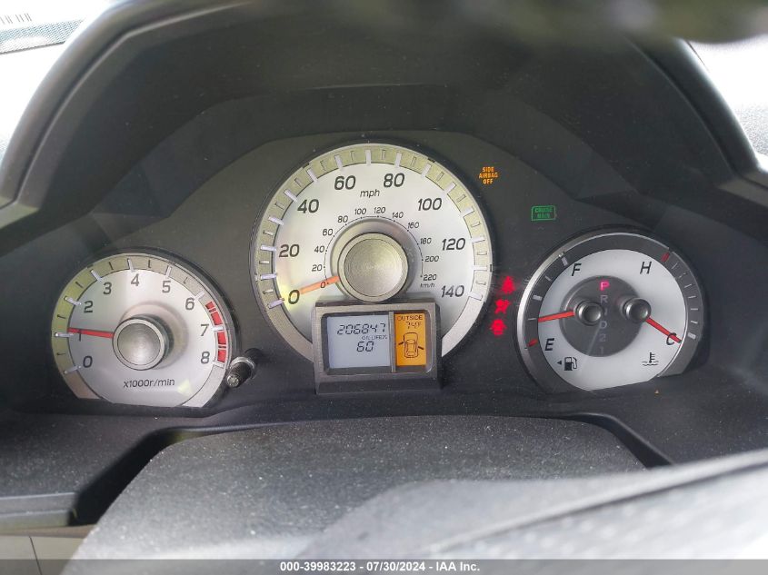 2012 Honda Pilot Ex-L VIN: 5FNYF4H71CB042368 Lot: 39983223