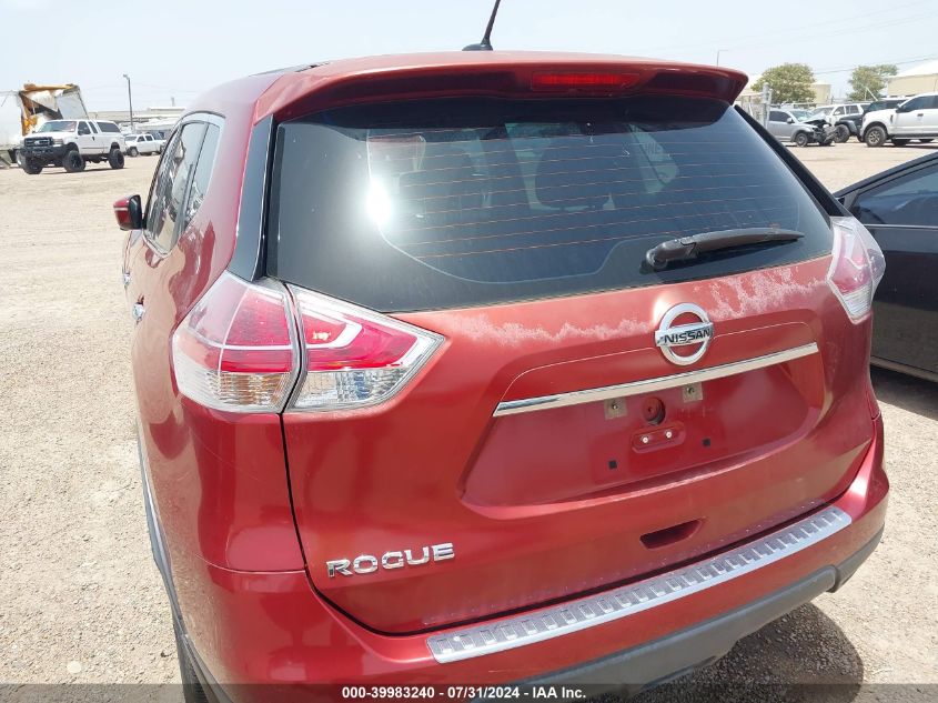 2015 Nissan Rogue S VIN: KNMAT2MT6FP555515 Lot: 39983240