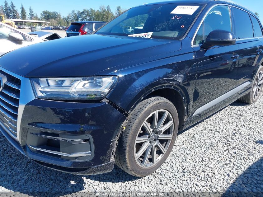 2017 Audi Q7 3.0T Premium VIN: WA1LAAF78HD024579 Lot: 39983252