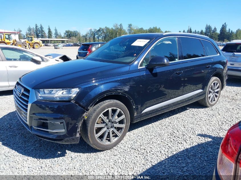 2017 Audi Q7 3.0T Premium VIN: WA1LAAF78HD024579 Lot: 39983252