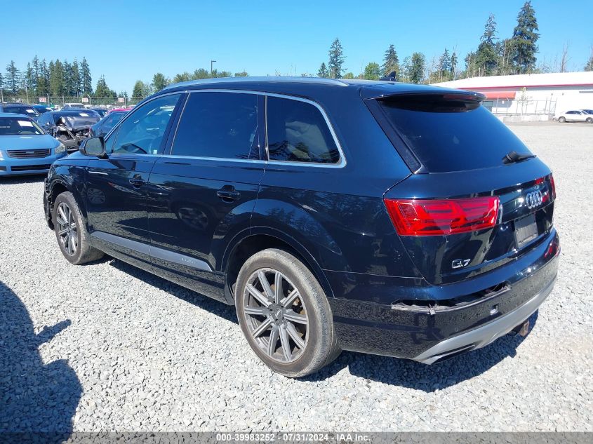 2017 Audi Q7 3.0T Premium VIN: WA1LAAF78HD024579 Lot: 39983252