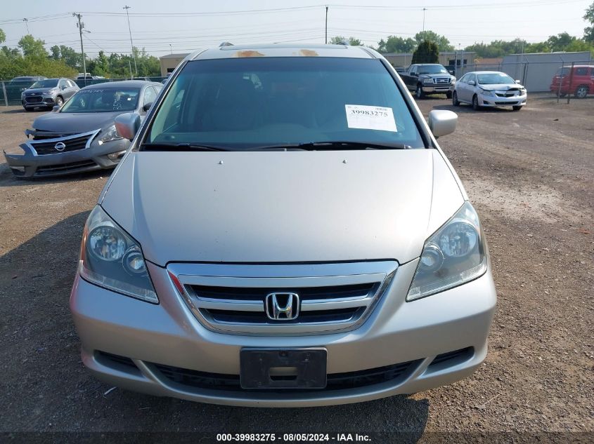 2005 Honda Odyssey Ex-L VIN: 5FNRL38765B002586 Lot: 39983275