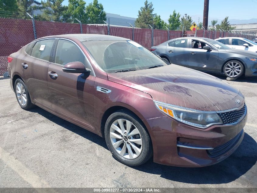 2016 KIA OPTIMA EX - 5XXGU4L36GG109748