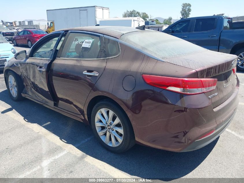 2016 KIA OPTIMA EX - 5XXGU4L36GG109748