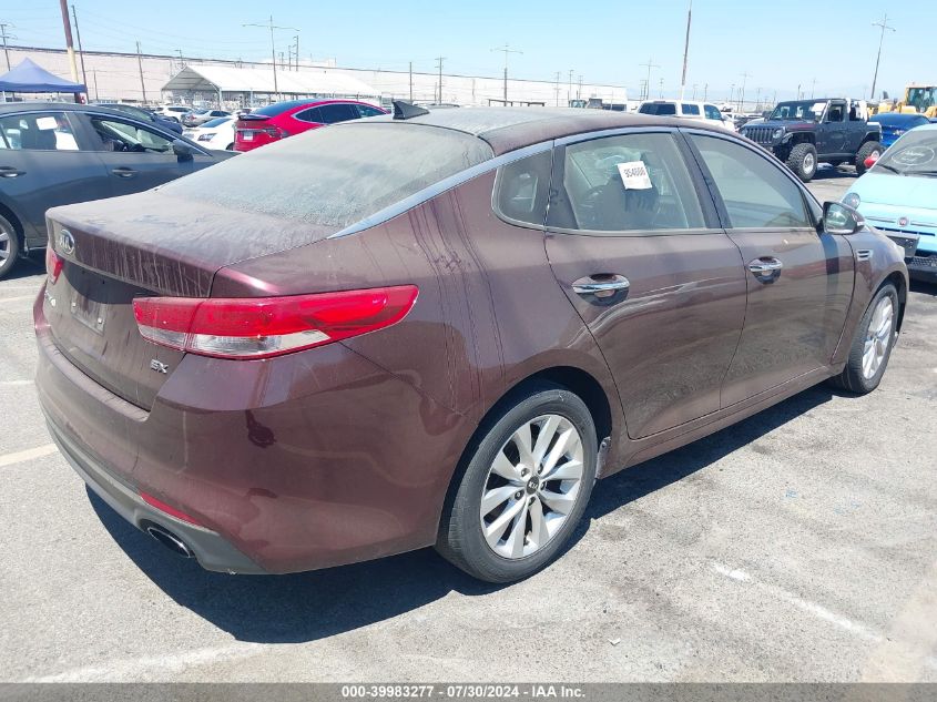 2016 Kia Optima Ex VIN: 5XXGU4L36GG109748 Lot: 39983277