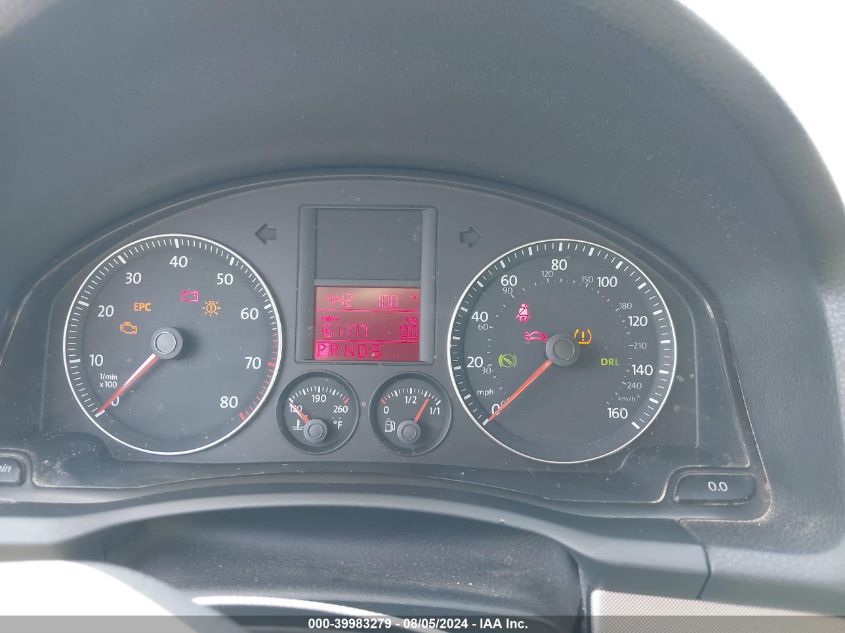 2009 Volkswagen Jetta Wolfsburg VIN: 3VWRJ71KX9M010412 Lot: 39983279