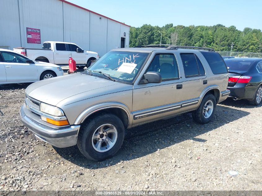 1999 Chevrolet Blazer Lt VIN: 1GNCS13W9X2243440 Lot: 39983529