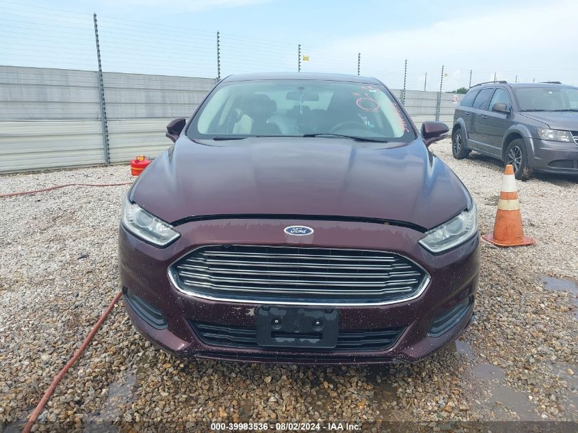 2013 Ford Fusion Se VIN: 3FA6P0HR2DR367180 Lot: 39983536