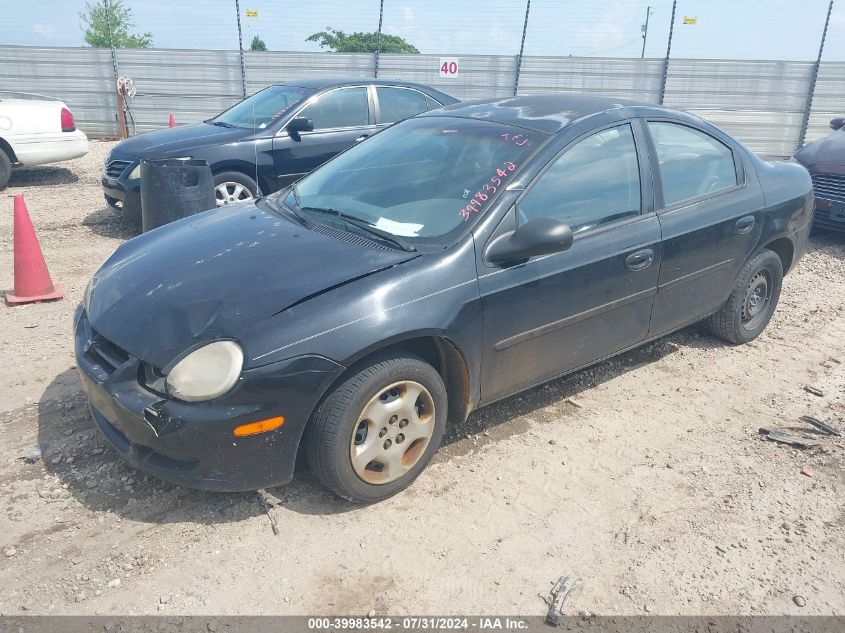 2002 Dodge Neon VIN: 1B3ES26C42D513780 Lot: 40673742