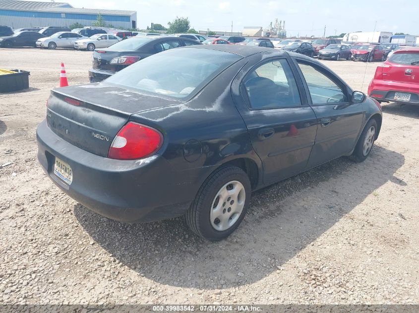 2002 Dodge Neon VIN: 1B3ES26C42D513780 Lot: 40673742