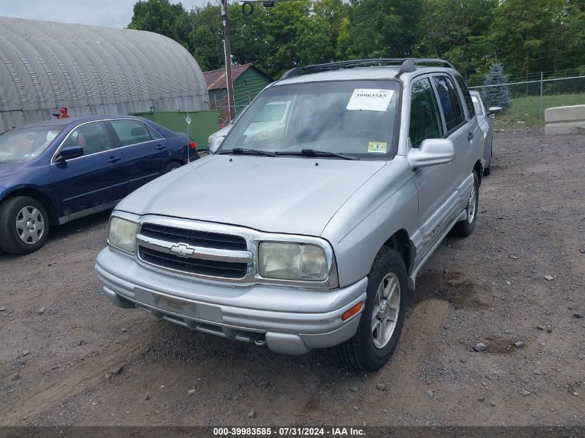 2002 Chevrolet Tracker Hard Top Lt VIN: 2CNBE634626903772 Lot: 39983585