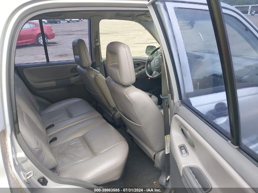 2002 Chevrolet Tracker Hard Top Lt VIN: 2CNBE634626903772 Lot: 39983585