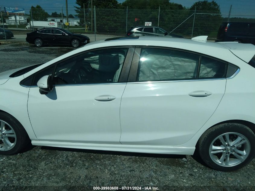 2018 Chevrolet Cruze Lt Auto VIN: 3G1BE6SM4JS648196 Lot: 39983608