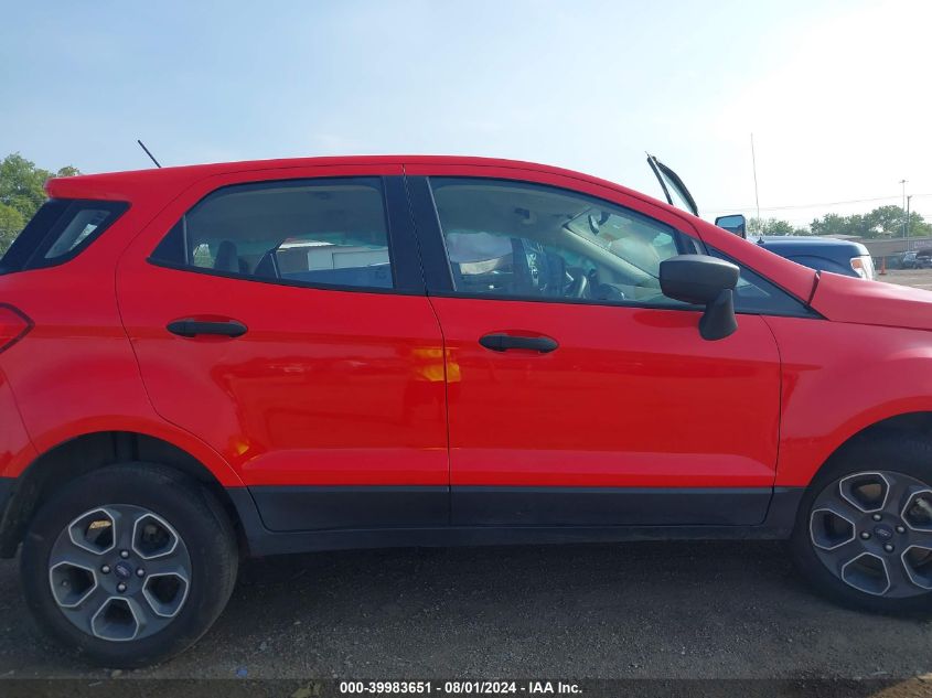 2019 Ford Ecosport S VIN: MAJ3S2FE8KC276813 Lot: 39983651