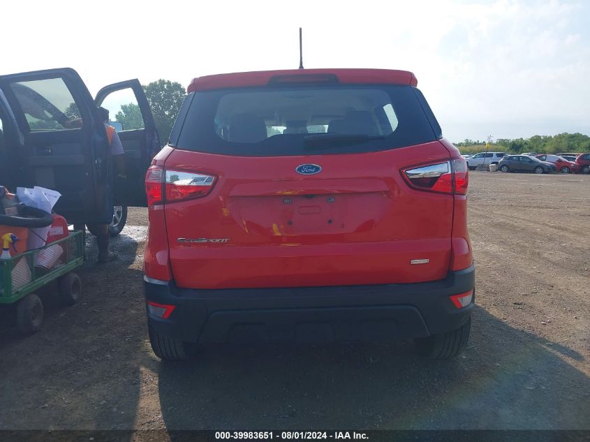 2019 Ford Ecosport S VIN: MAJ3S2FE8KC276813 Lot: 39983651