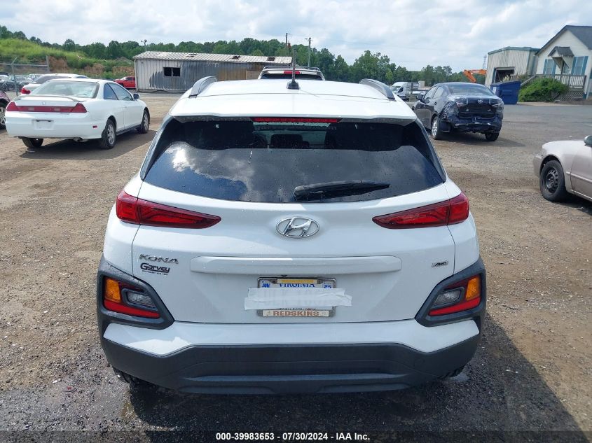 2020 Hyundai Kona Sel VIN: KM8K2CAA2LU400954 Lot: 39983653