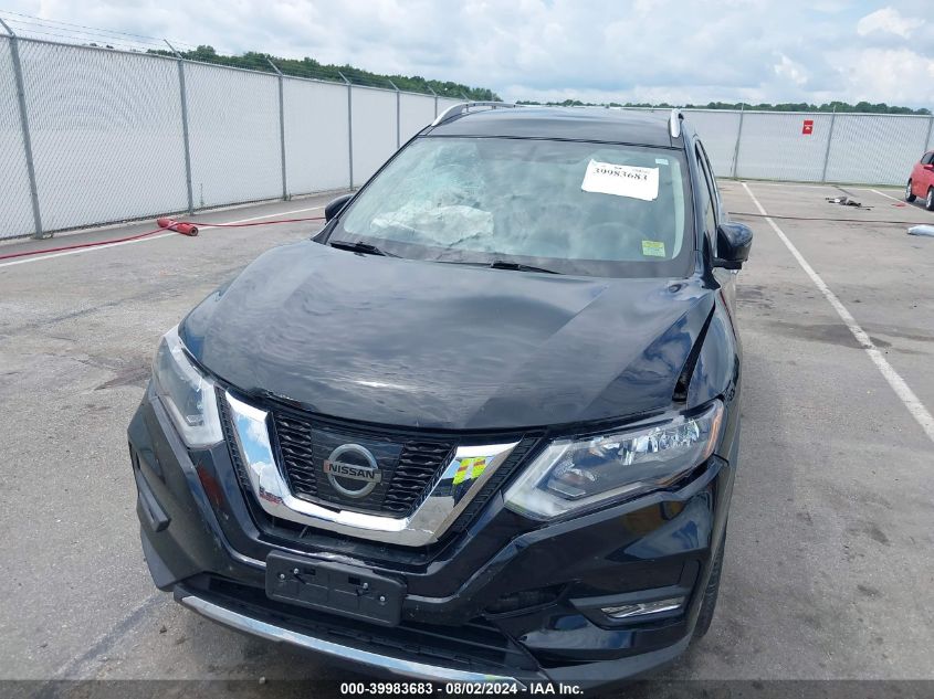 2017 Nissan Rogue Sv VIN: KNMAT2MT5HP592560 Lot: 39983683