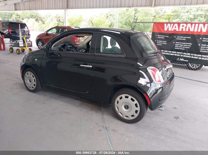 2015 Fiat 500 Pop VIN: 3C3CFFAR7FT750152 Lot: 39983728