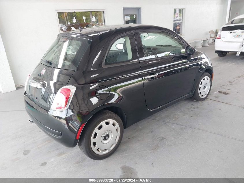 2015 Fiat 500 Pop VIN: 3C3CFFAR7FT750152 Lot: 39983728