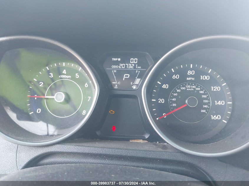 2013 Hyundai Elantra Limited VIN: 5NPDH4AE1DH338916 Lot: 39983737